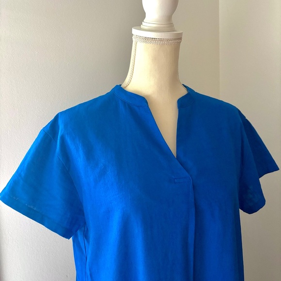 Linen-Blend Maxi Dress - Picture 3 of 10